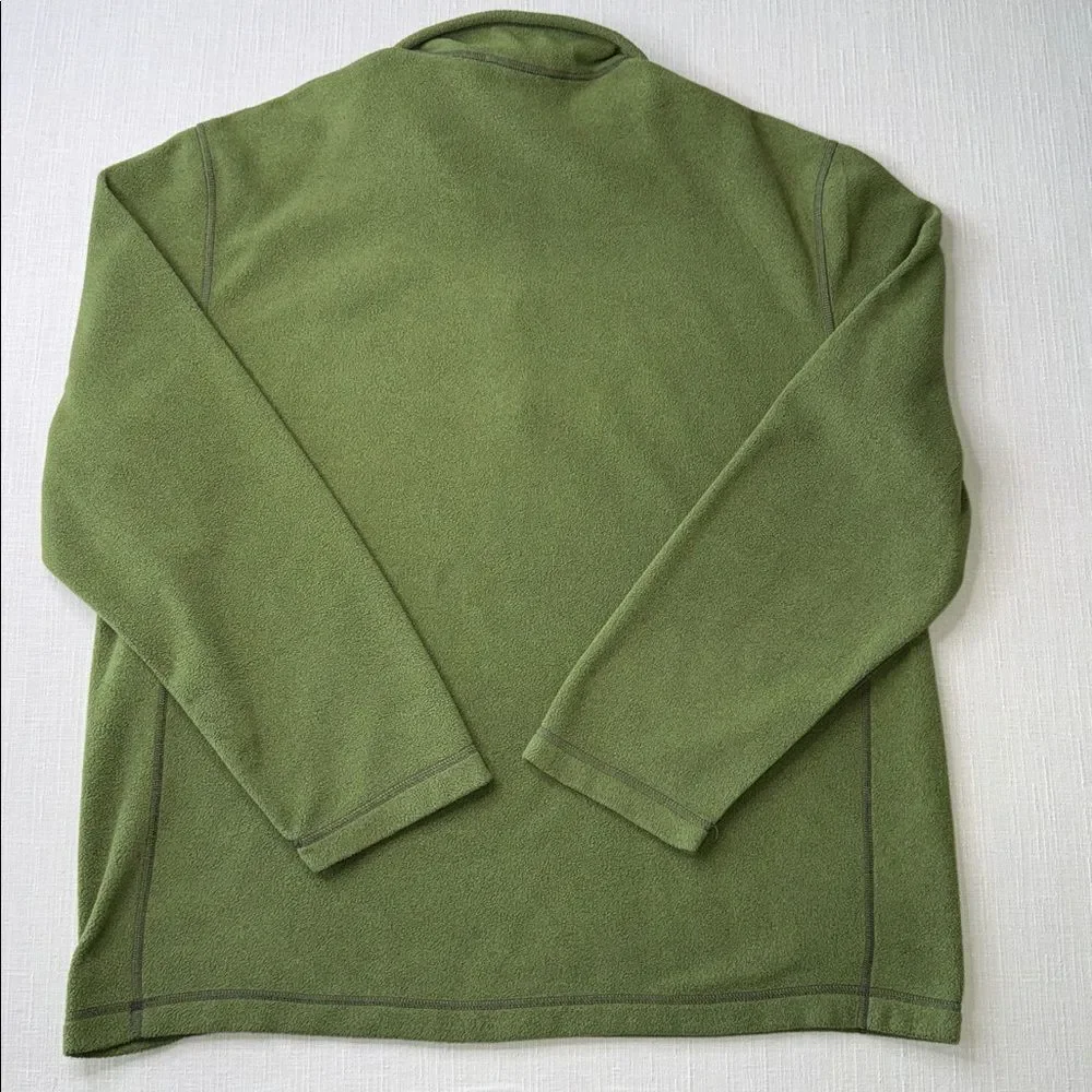 The North Face Never Stop Exploring Olive Green Quarter-Zip Fleece Pullover